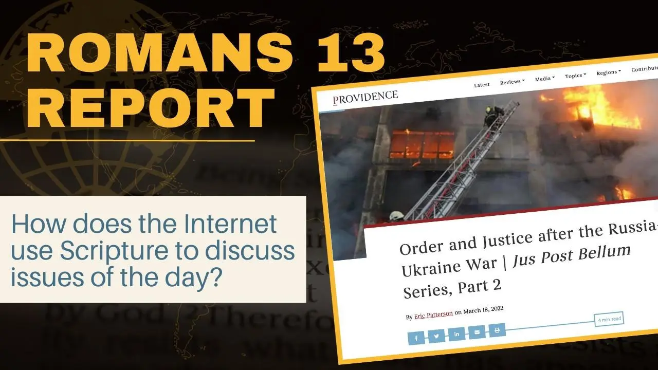 Proof-texting political authority and Romans 13