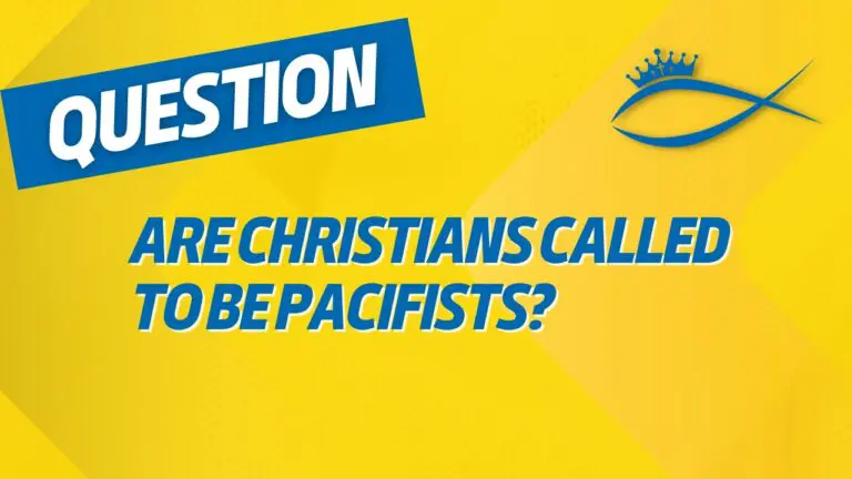 Christians for Liberty Network 23 Are Christians Called to be Pacifists