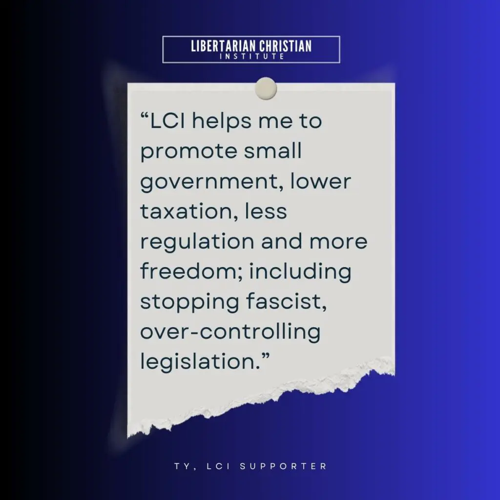 LCI helps me promote small government