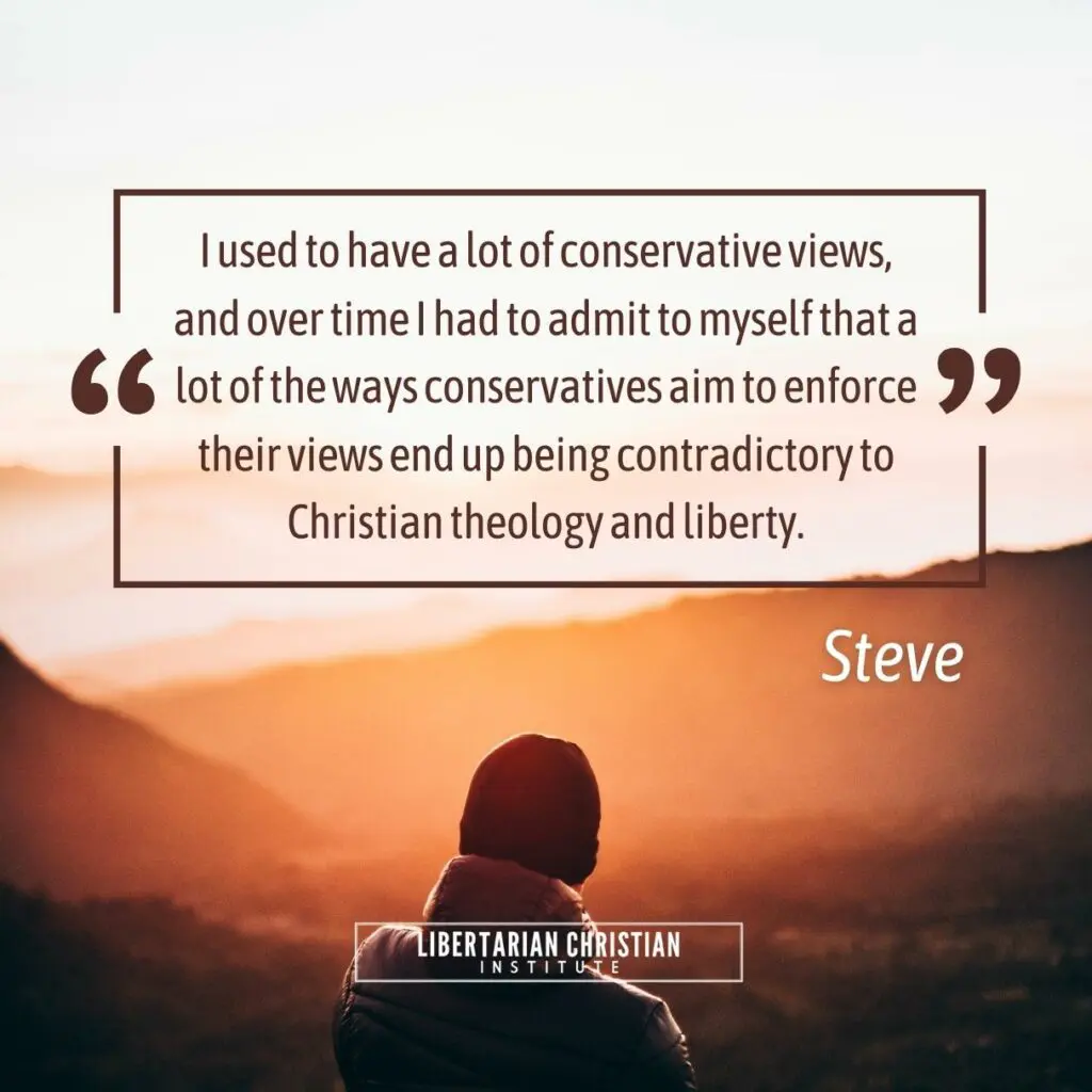 conservatives contradictory to theology and liberty