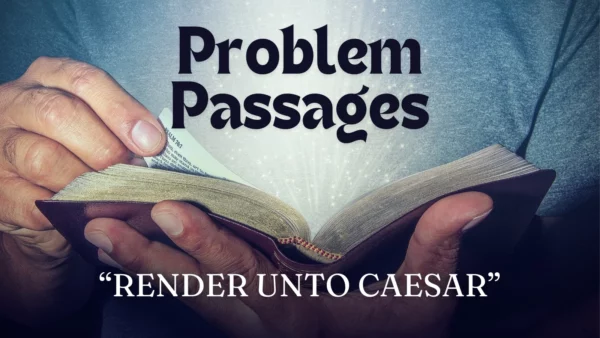 Libertarian Christian Podcast 5 Problem Passages Render Unto Caesar