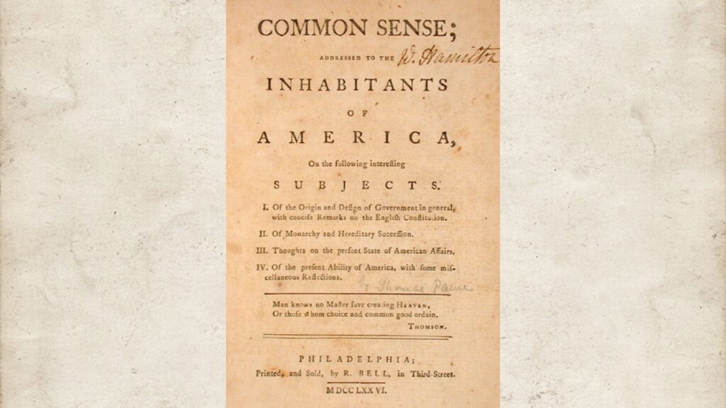 common sense paine