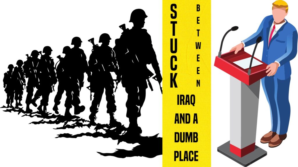 iraq hard place