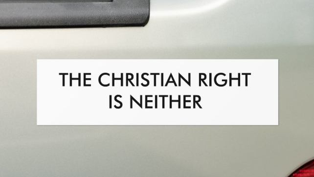 Can the Christian Right be Truly Seen as Right? 2 christian right neither